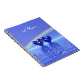 45e Jubileum Sapphire Hearts Notitieboek (Rechterzijde)
