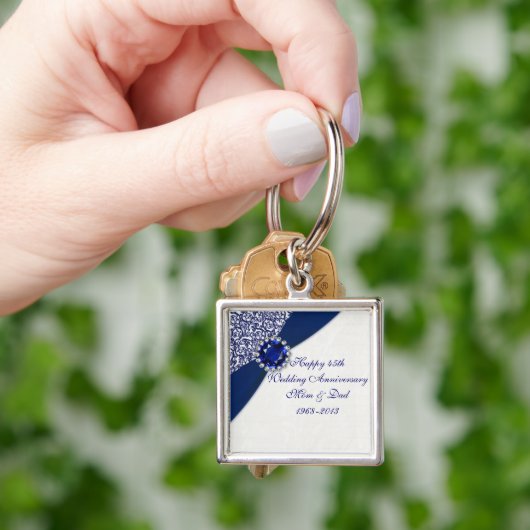 45e Jubileum Sleutelhanger bruiloft (Hand)