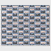 45e Jubileum van coördinaten Cadeaupapier (Vlak)