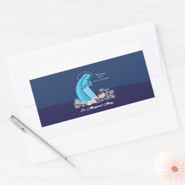 45e Jubileum van het religieuze leven Nun Pink Flo Rechthoekige Sticker