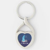 45e Jubileum van het religieuze leven Nun Pink Flo Sleutelhanger (Voorkant)