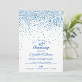 45e Jubileum van het Sapphire Wedding Kaart (Staand voorkant)