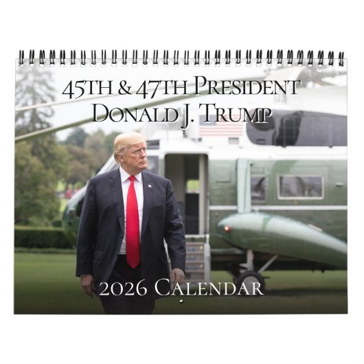 45e President Donald J Trump 2025 Foto Kalender (Hoes)