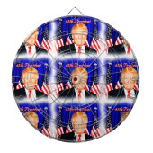 45e President-Donald Trump _ Dartbord (Voorkant)
