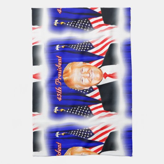 45e President-Donald Trump _ Theedoek (Verticaal)