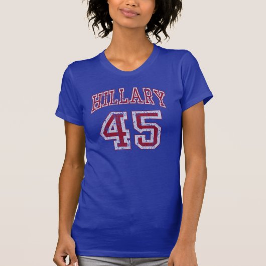 45e President Hillary Clinton 2016 T-shirt (Voorkant)