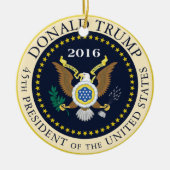 45e President van de Verenigde Staten Keramisch Ornament (Voorkant)
