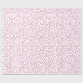 45e roze/witte verjaardag Random Number 45 Patroon Cadeaupapier (Vlak)