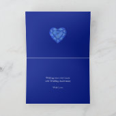 45e saffier huwelijksverjaardag nu foto kaart (Binnen)