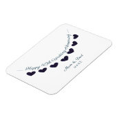 45e saffierbruiloft trouwdag mum & pap design magneet (Linkerzijde)