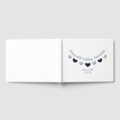 45e sapphire bruiloft huwelijksbunting gastenboek (Volledig)