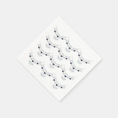 45e sapphire bruiloft huwelijksbunting servet (Hoek)