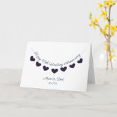 45e sapphire trouwdag mum & dad kaart (Gele Bloem)