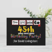 45e Sjabloon voor de uitnodiging tot het indienen  (Staand voorkant)