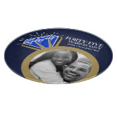 45e trouwdag feest sapphire snijplank (Hoek)