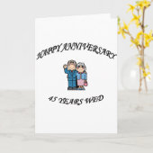 45e TROUWDAG Kaart (Gele Bloem)