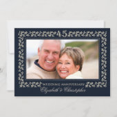45e trouwdagfeestje | Aangepaste foto Kaart (Voorkant)