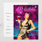 45e uitnodiging van de Partij van de Dag van de Za (Voorkant / Achterkant)