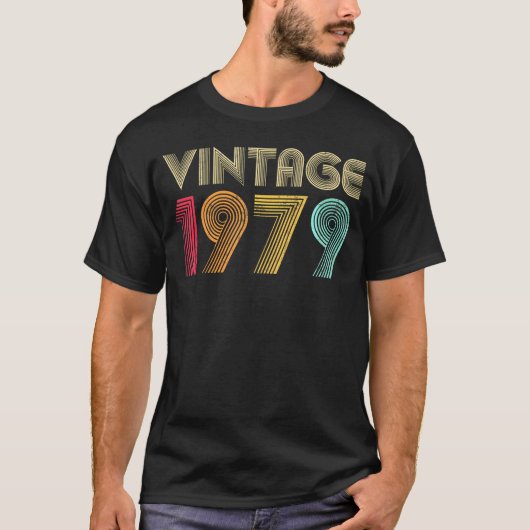 45e verjaardag 1979 45 jaar t-shirt (Voorkant)