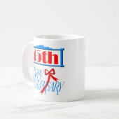 45e verjaardag 3 koffiemok (Voorkant links)