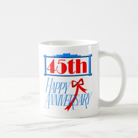 45e verjaardag 3 koffiemok (Rechts)
