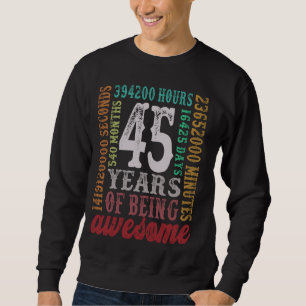 45e verjaardag 45 jaar oude cadeau Vintage geboren Trui