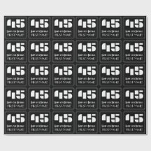 45e verjaardag: Art Deco Geïnspireerde look "45" e