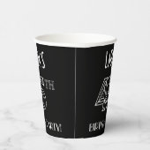 45e verjaardag: Art Deco Style + aangepaste naam Papieren Bekers (Rechts)