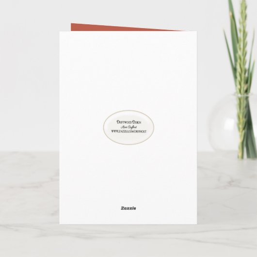 45e verjaardag Barn Goat Kaart (Achterkant)