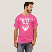 45e Verjaardag De Baard Is 45 T-shirt (Voorkant volledig)