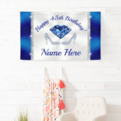 45e verjaardag Decoraties voor haar, 45e verjaarda Spandoek (Insitu)