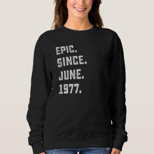 45e verjaardag epic sinds juni 1977 45 jaar trui