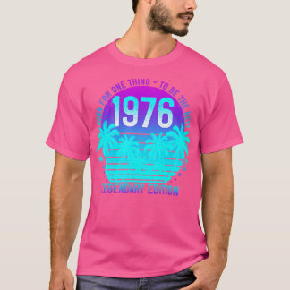 45e Verjaardag Esthetische Vintage 1976 Sunset Pal T-shirt
