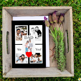 45e verjaardag Foto Collage voor papa Kaart