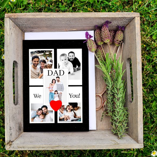 45e verjaardag Foto Collage voor papa Kaart