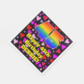 45e verjaardag: Heatten, regenboognr. 45 Servet (Hoek)