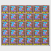 45e verjaardag: Leuk, Urban Graffiti geïnspireerd  Cadeaupapier (Vlak)