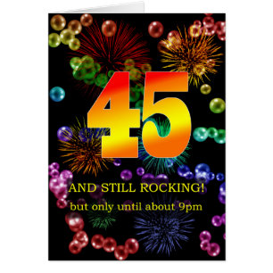 45e verjaardag nog steeds springend