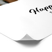 45e Verjaardag Nummer 45 Fotocollage Jubileum Poster (Hoek)