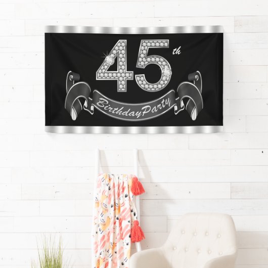 45e verjaardag spandoek (Insitu)