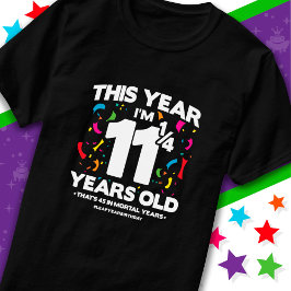 45e verjaardag sterfelijke jaren schrikkeljaar dag t-shirt