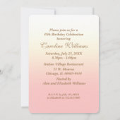 45e verjaardag van de viering van de verjaardag Aa Kaart (Achterkant)