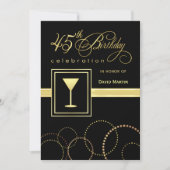 45e verjaardag van uitnodigingen van de partij - h (Voorkant)