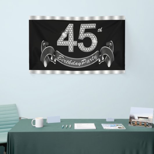 45e verpartij spandoek (Beurs)