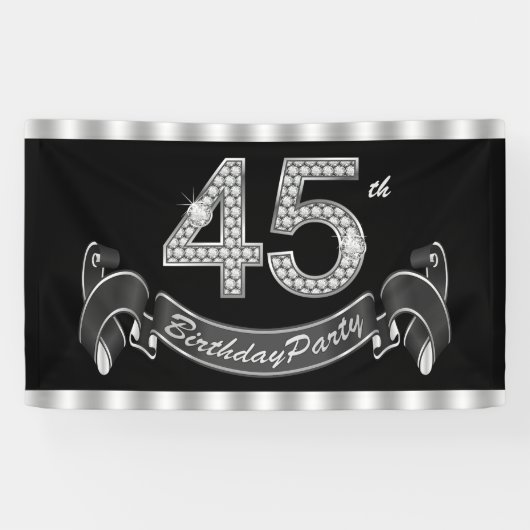 45e verpartij spandoek (Horizontaal)