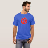45RPM Record Patch T-shirt voor mannen (Voorkant volledig)
