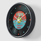 45rpm Record Wandklok - "Retro Style" (Hoek)