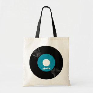 45s Record Tas (Blauwgroen)