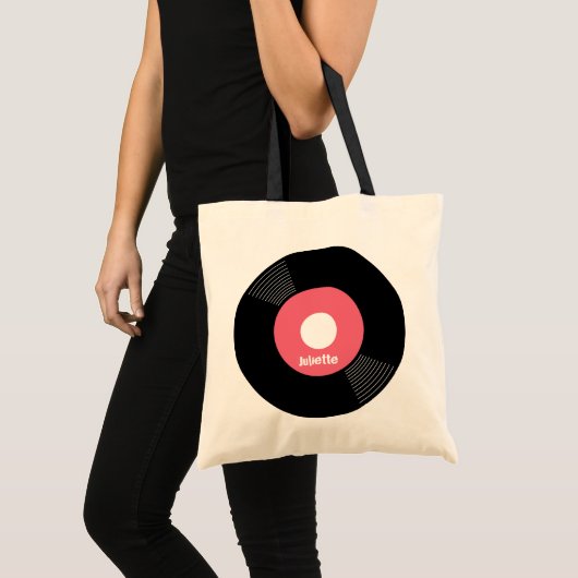 45s Record Tas (roze) (Voorkant (product))