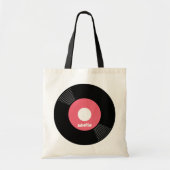 45s Record Tas (roze) (Voorkant)